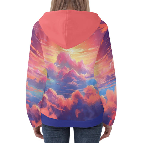 Womens Hoodie - Sunset - Mr.Shit