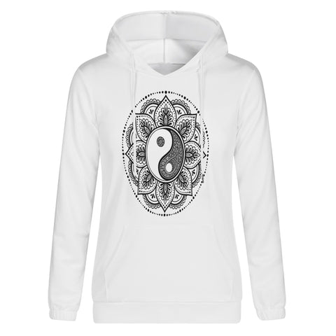 Womens Hoodie - Ying Yang Mandala - Mr.Shit