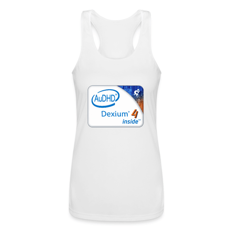 Women’s Performance Racerback Tank Top - AuDHD Dexium 4 - Mr.Shit