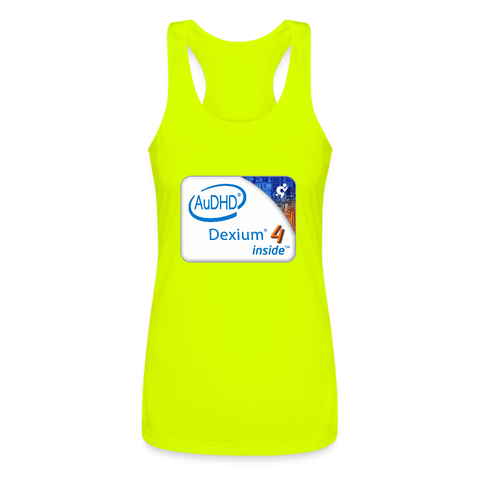 Women’s Performance Racerback Tank Top - AuDHD Dexium 4 - Mr.Shit