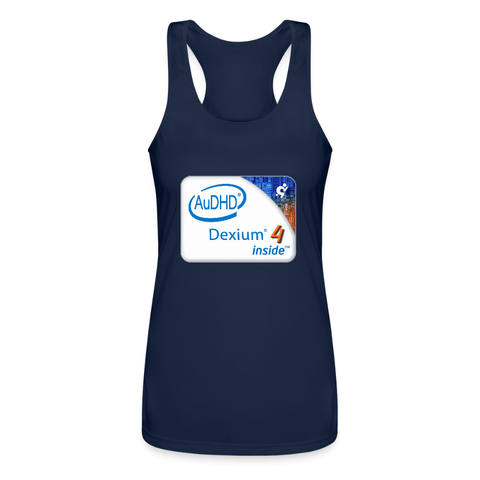 Women’s Performance Racerback Tank Top - AuDHD Dexium 4 - Mr.Shit