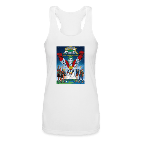 Women’s Performance Racerback Tank Top - Captain Planet - Mr.Shit
