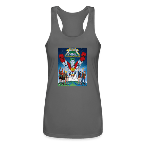 Women’s Performance Racerback Tank Top - Captain Planet - Mr.Shit