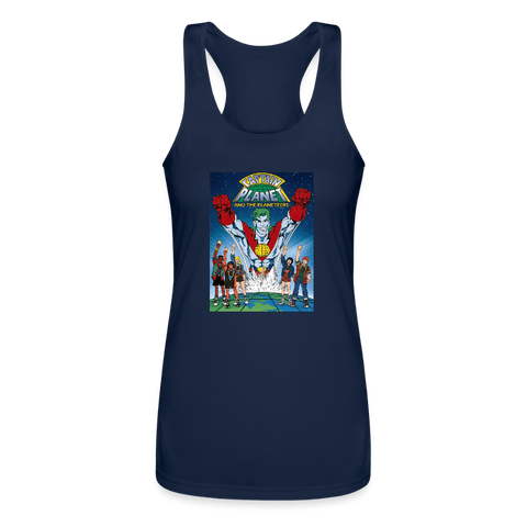 Women’s Performance Racerback Tank Top - Captain Planet - Mr.Shit