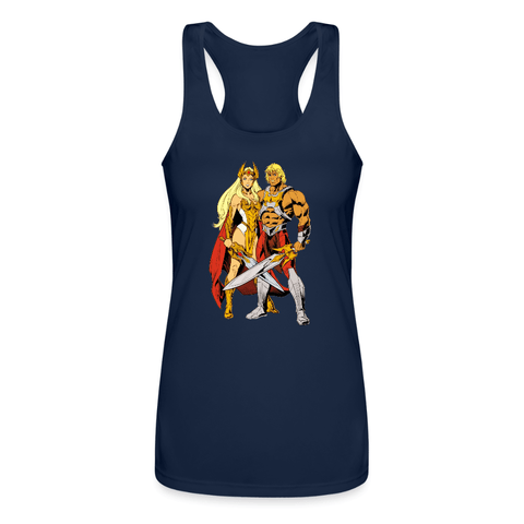 Women’s Performance Racerback Tank Top - Heeman & Shera - Mr.Shit