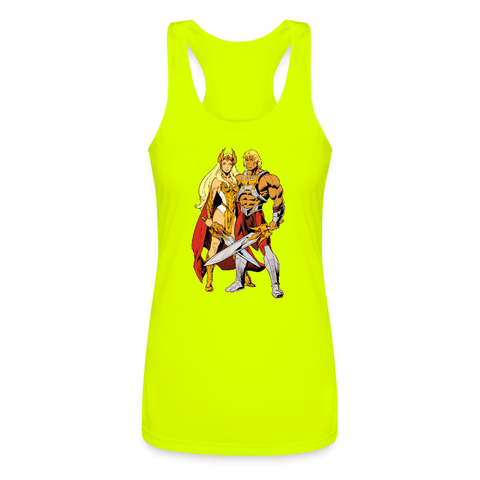 Women’s Performance Racerback Tank Top - Heeman & Shera - Mr.Shit