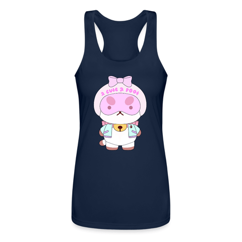 Women’s Performance Racerback Tank Top - Too Cute To Poot - Mr.Shit
