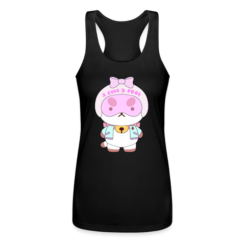 Women’s Performance Racerback Tank Top - Too Cute To Poot - Mr.Shit