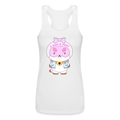 Women’s Performance Racerback Tank Top - Too Cute To Poot - Mr.Shit