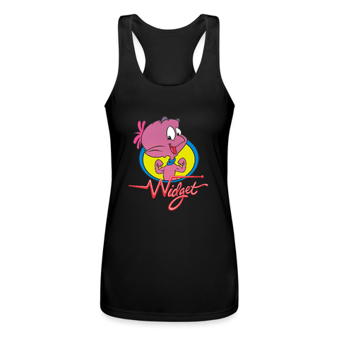 Women’s Performance Racerback Tank Top - Widget The World Watcher - Mr.Shit