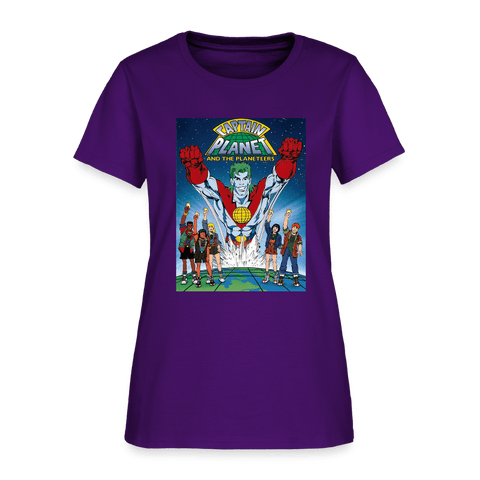 Mr.Shit Women's Premium T-Shirt - Captain Planet Women's T-Shirts 45 $
