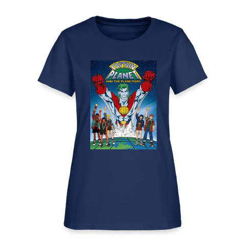 Mr.Shit Women's Premium T-Shirt - Captain Planet Women's T-Shirts 45 $