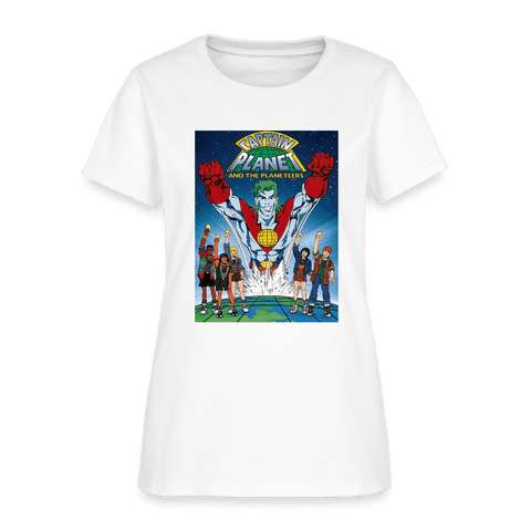 Mr.Shit Women's Premium T-Shirt - Captain Planet Women's T-Shirts 45 $