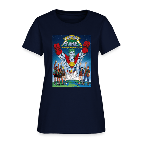 Mr.Shit Women's Premium T-Shirt - Captain Planet Women's T-Shirts 45 $