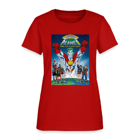 Mr.Shit Women's Premium T-Shirt - Captain Planet Women's T-Shirts 45 $