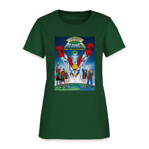 Mr.Shit Women's Premium T-Shirt - Captain Planet Women's T-Shirts 45 $