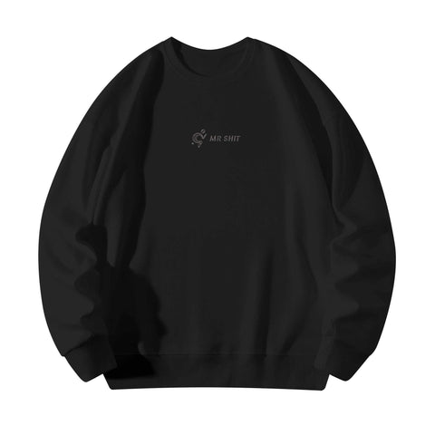 Adult Embroidered Pullover Sweater - Mr.Shit