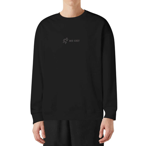 Adult Embroidered Pullover Sweater - Mr.Shit