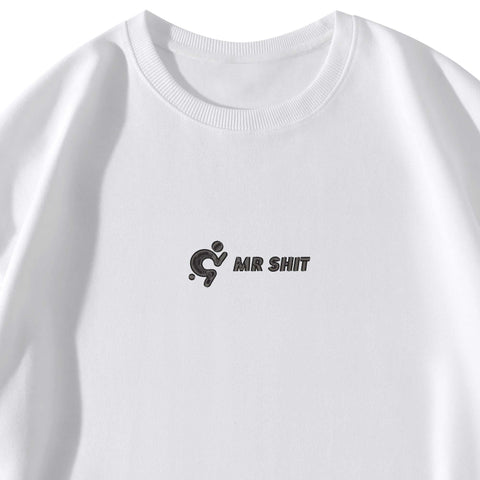 Adult Embroidered Pullover Sweater - Mr.Shit