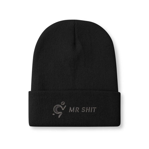 Embroidered Knitted Hats - Mr.Shit