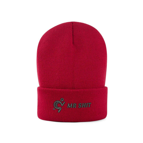 Embroidered Knitted Hats - Mr.Shit