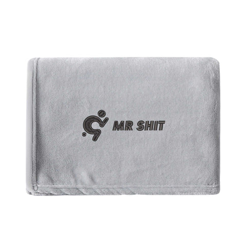 Embroidered Pets Flannel Bed Banklet - Mr.Shit