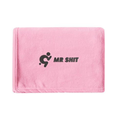 Embroidered Pets Flannel Bed Banklet - Mr.Shit