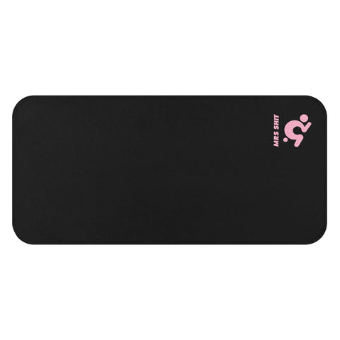 Mr.Shit Gym Towel - Black - Mrs Shit - Pink Logo All Towels $ 20.24