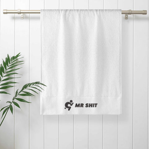 Gym Towel - Embroidered - Mr Shit - Black Logo - Mr.Shit