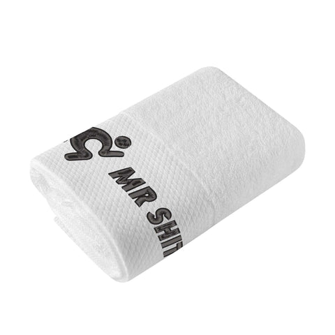 Gym Towel - Embroidered - Mr Shit - Black Logo - Mr.Shit