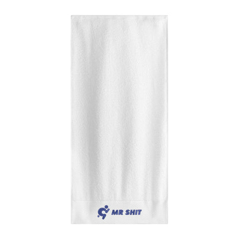 Gym Towel - Embroidered - Mr Shit - Blue Logo - Mr.Shit