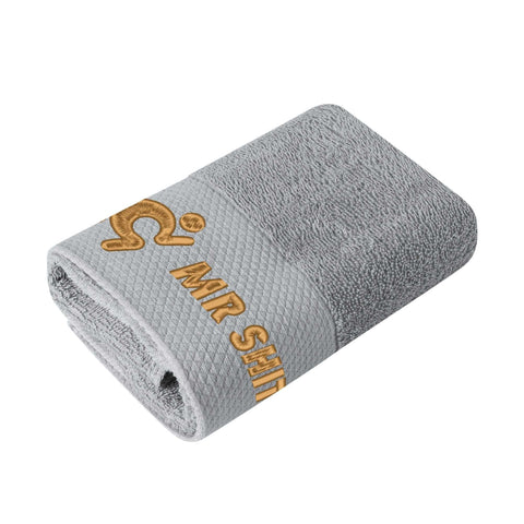 Gym Towel - Embroidered - Mr Shit - Gold Logo - Mr.Shit