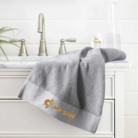 Gym Towel - Embroidered - Mr Shit - Gold Logo - Mr.Shit