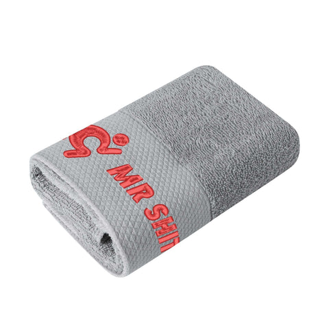 Gym Towel - Embroidered - Mr Shit - Red Logo - Mr.Shit