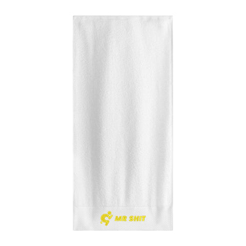 Gym Towel - Embroidered - Mr Shit - Yellow Logo - Mr.Shit