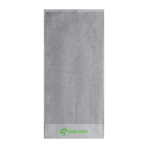 Mr.Shit Gym Towel - Embroidered - Mrs Shit - Green Logo All Towels $ 30.94