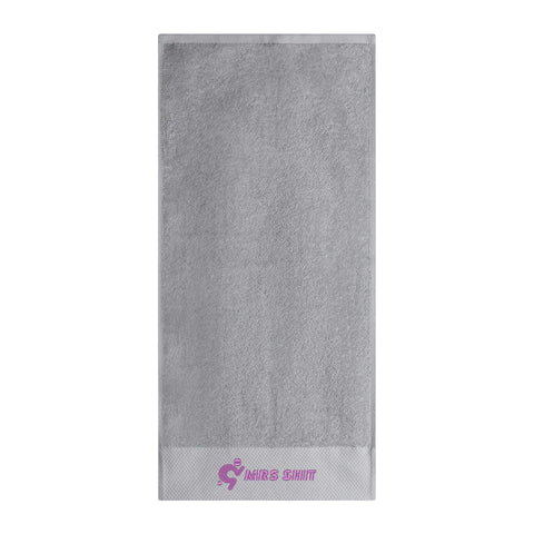 Mr.Shit Gym Towel - Embroidered - Mrs Shit - Purple Logo All Towels $ 30.94