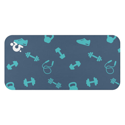 Mr.Shit Gym Towel - Mr Shit - Blue Pattern All Towels $ 20.24