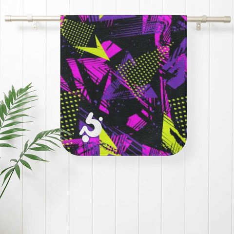 Gym Towel - Mr Shit - Purple Pattern - Mr.Shit