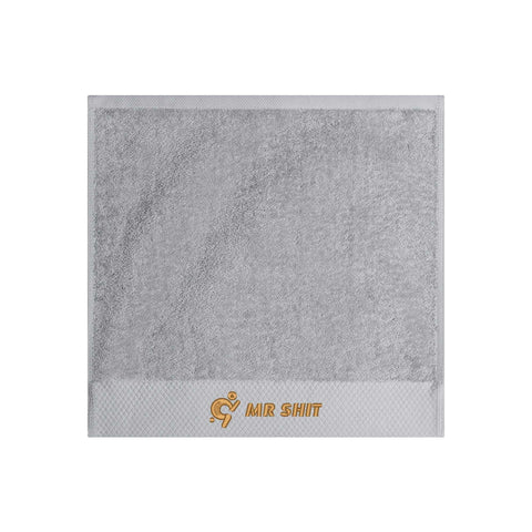 Mr.Shit Gym Towels - Square Embroidered - Mr Shit - Gold Logo All Towels $ 26.36