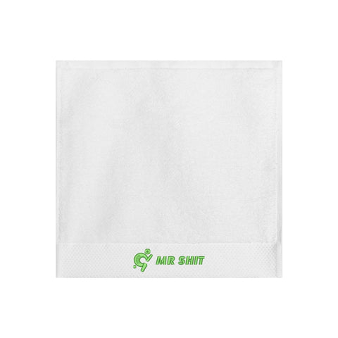 Gym Towels - Square Embroidered - Mr Shit - Green Logo - Mr.Shit