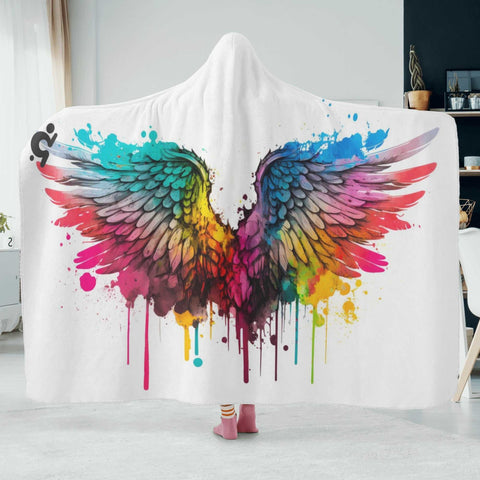 Hooded Blanket - Angel Wings - Mr.Shit