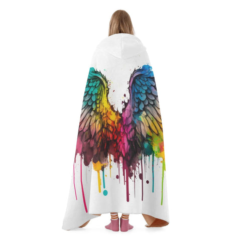 Hooded Blanket - Angel Wings - Mr.Shit