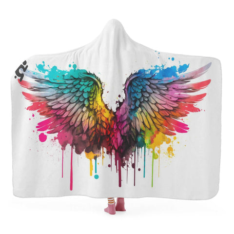 Mr.Shit Hooded Blanket - Angel Wings Accessories $ 55.64