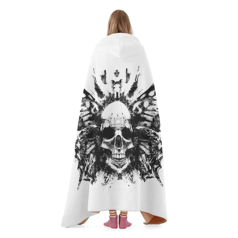 Hooded Blanket - Butterfly Skull - Mr.Shit