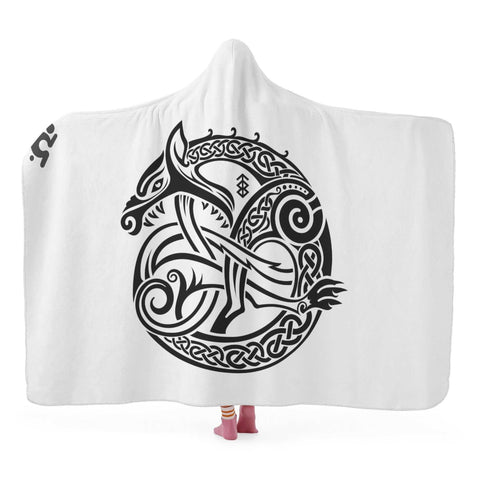 Mr.Shit Hooded Blanket - Celtic Wolf Accessories $ 55.64