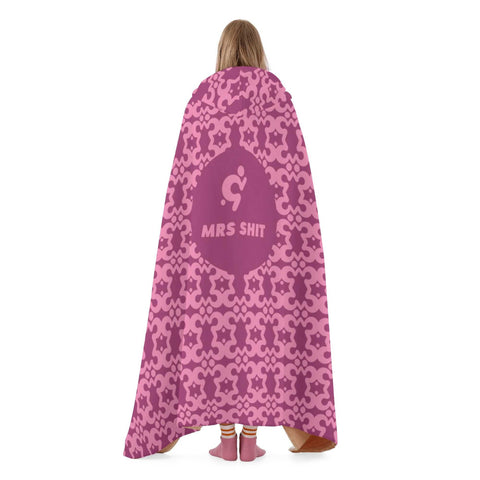 Hooded Blanket - Pink Mrs Shit - Mr.Shit