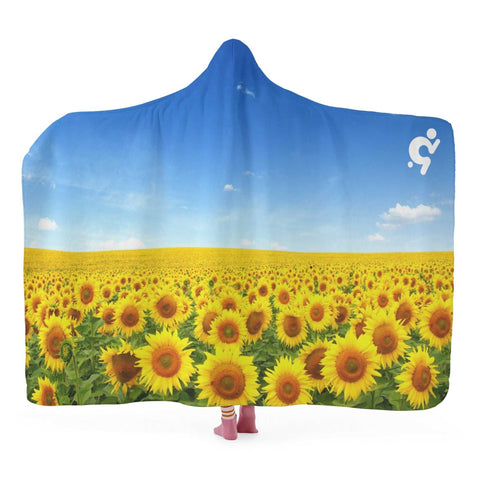 Mr.Shit Hooded Blanket - Sunflowers Accessories $ 55.64