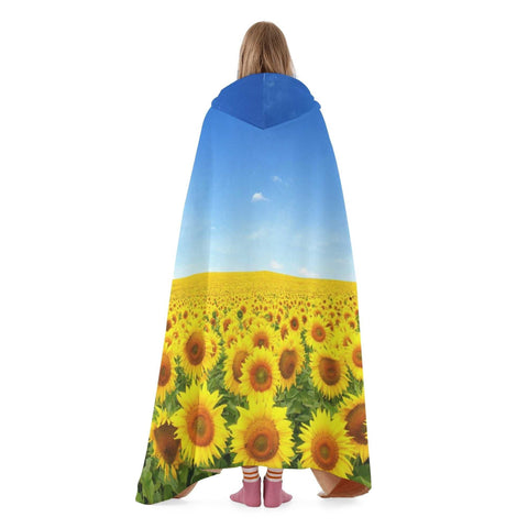 Hooded Blanket - Sunflowers - Mr.Shit