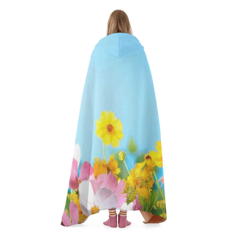 Hooded Blanket - Wild Flowers - Mr.Shit